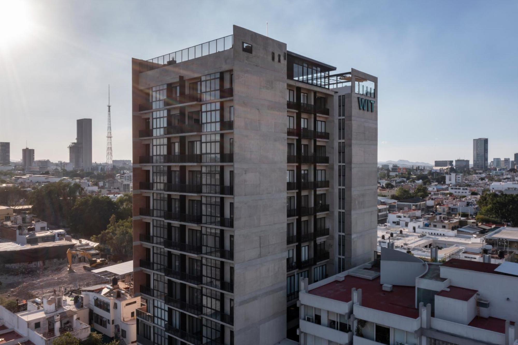 Galeria Flat Rooftop Pool Witgdl Guadalajara Buitenkant foto