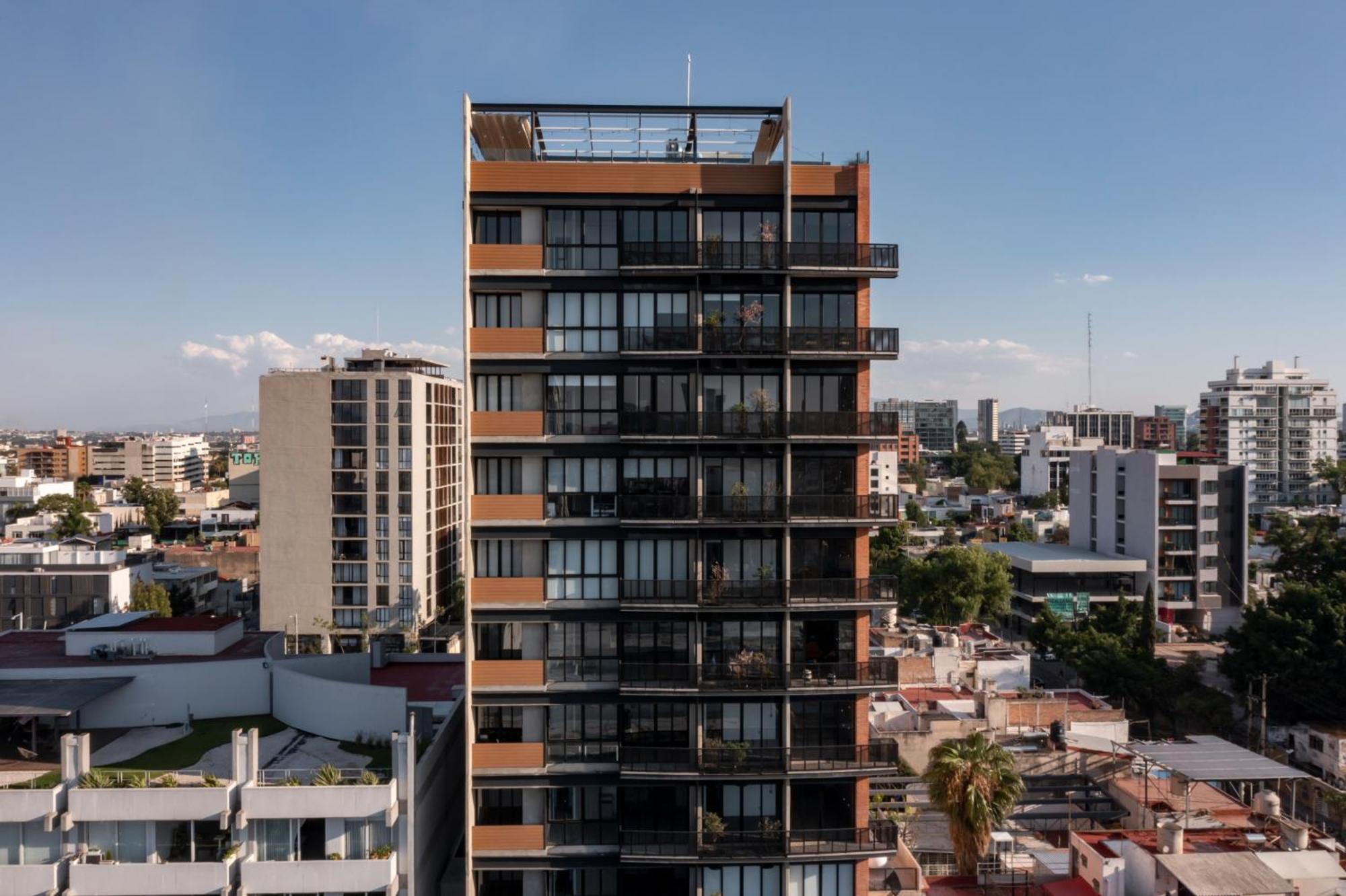 Galeria Flat Rooftop Pool Witgdl Guadalajara Buitenkant foto
