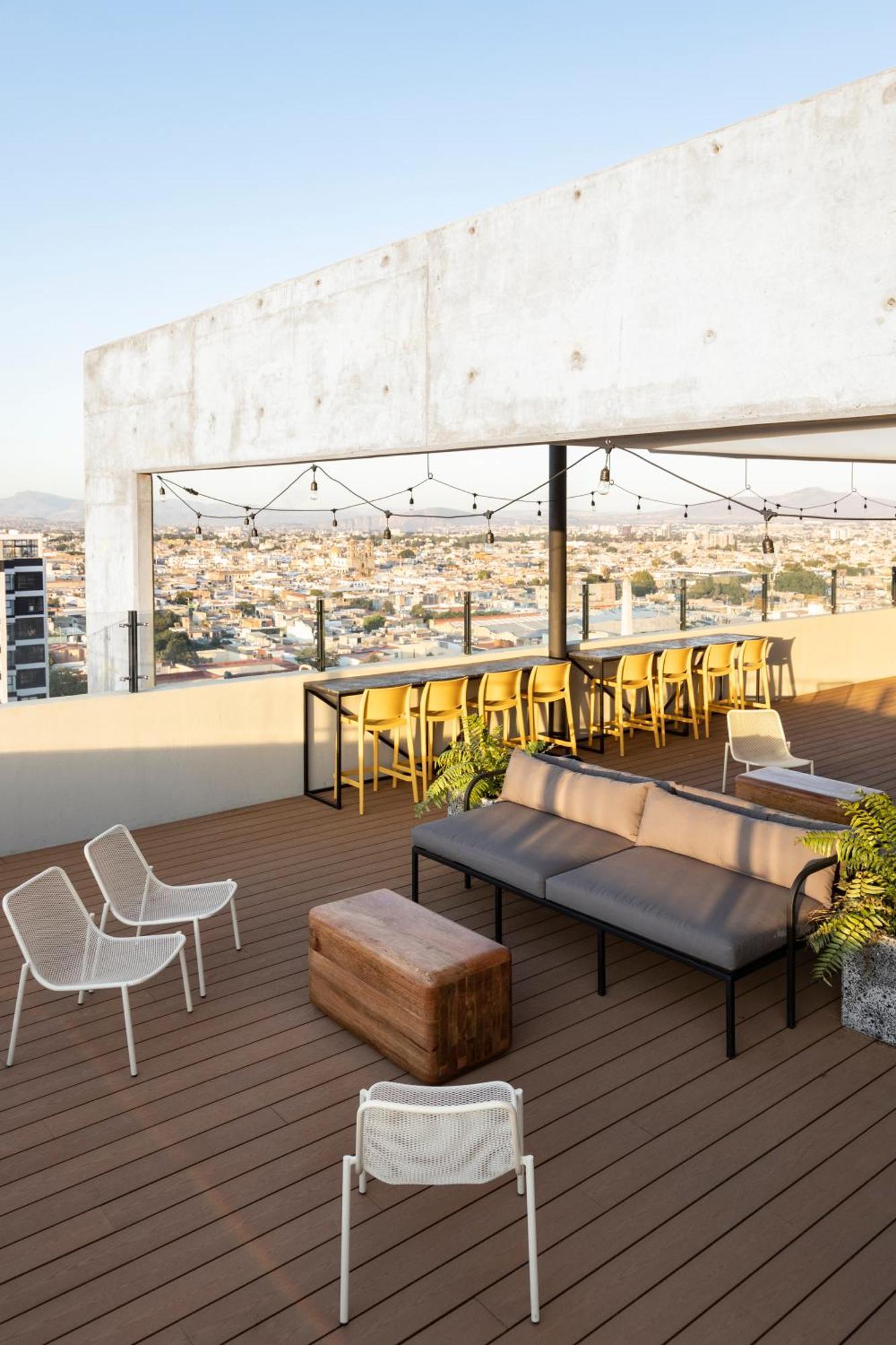 Galeria Flat Rooftop Pool Witgdl Guadalajara Buitenkant foto
