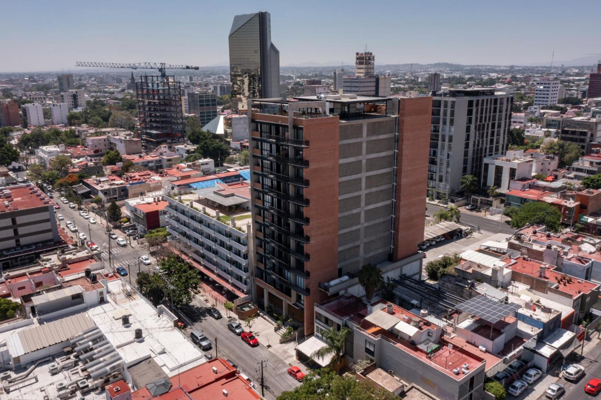 Galeria Flat Rooftop Pool Witgdl Guadalajara Buitenkant foto